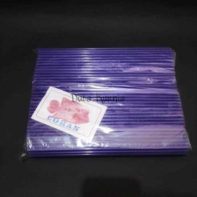 Sedotan Plastik Bening Warna Ecer / Drinking Straw Murah Harga Grosir Kualitas Terbaik