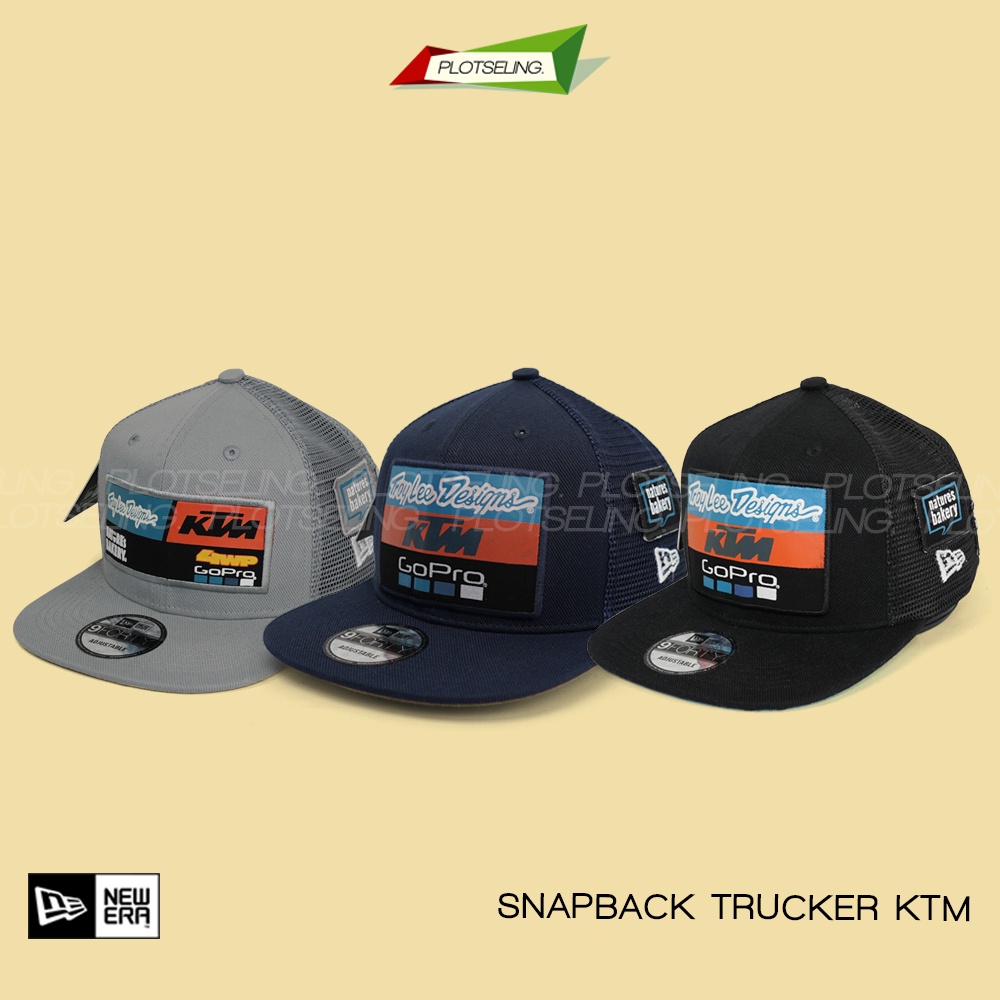 Topi SNAPBACK TRUCKER KTM Topi Distro Pria Dewasa Wanita Jaring Motocross Trail Racing Team Cap Go Pro Troy Lee Designs TLD Premium Grade Abu Hitam Navy Ukuran Pria Wanita Dewasa Unisex