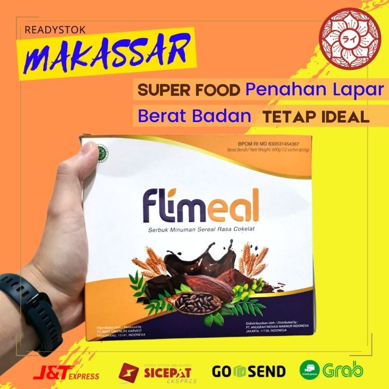 

Flimeal Bubuk Sereal Rasa Coklat Penahan Lapar Makassar