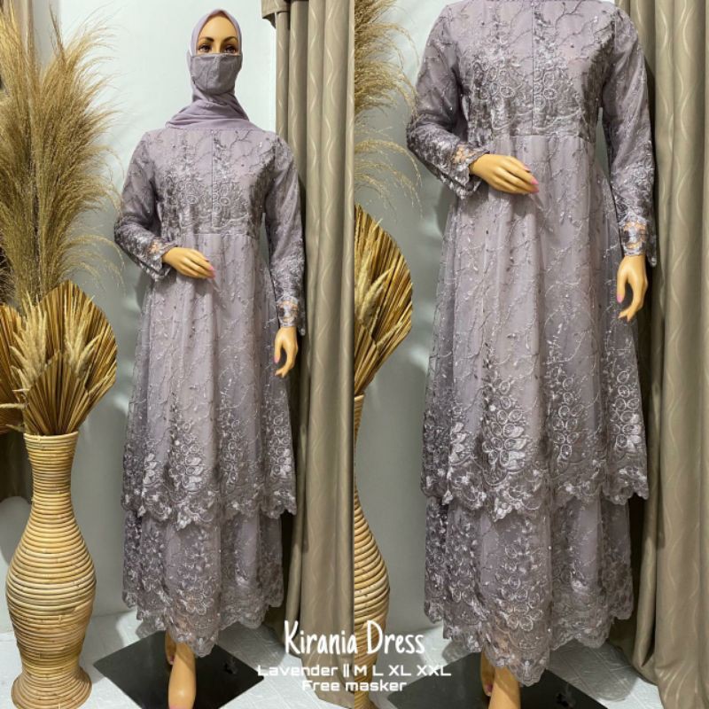 Kebaya Kirania Dress / Gamis Modern / Gamis Busui / Kebaya Busui / Kebaya / Gamis Pesta / Gamis