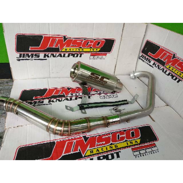 Knalpot SC project Vixion R15 GSX CBR 150R newCB MX satria Fu Sonic bison Tiger dll-1