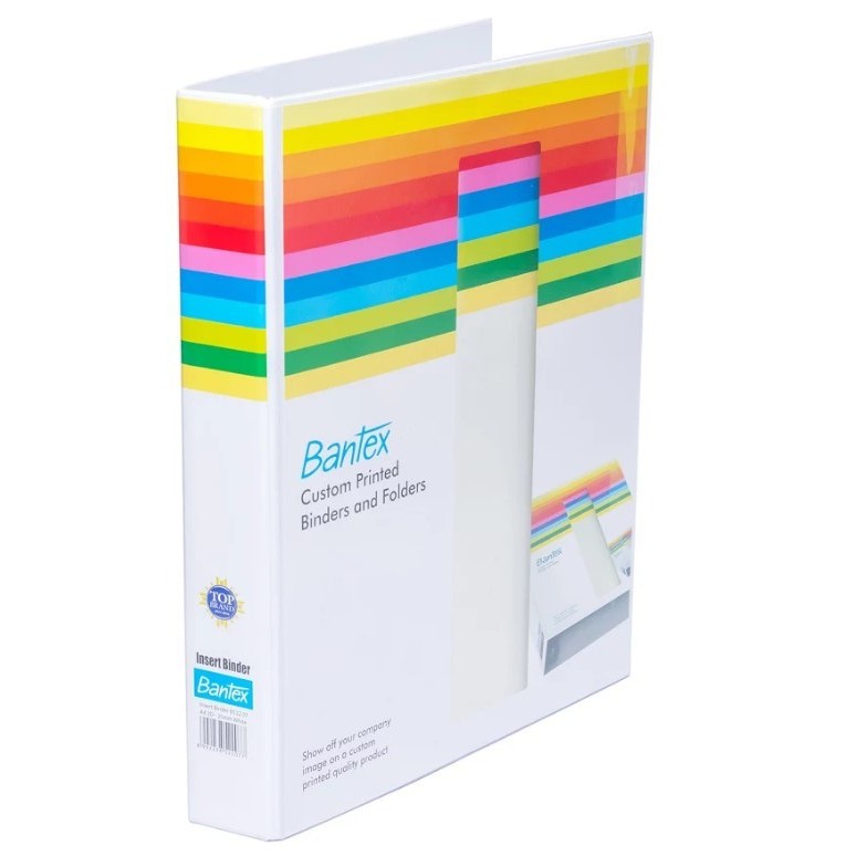 

Bantex Insert Ring Binder 2 Ring 25mm A4 White #8522 07