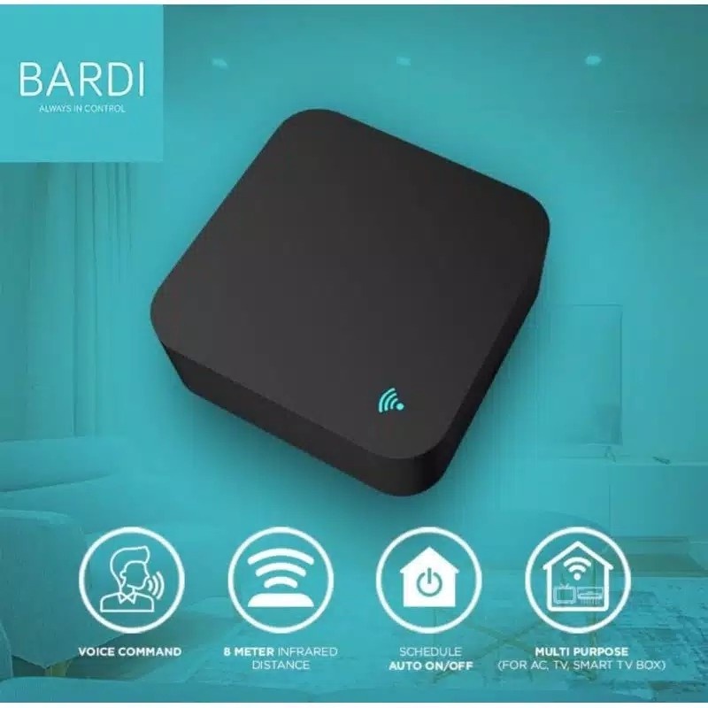 BARDI Smart IR Remote 8M Universal Wifi Wireless IoT For Home Automation