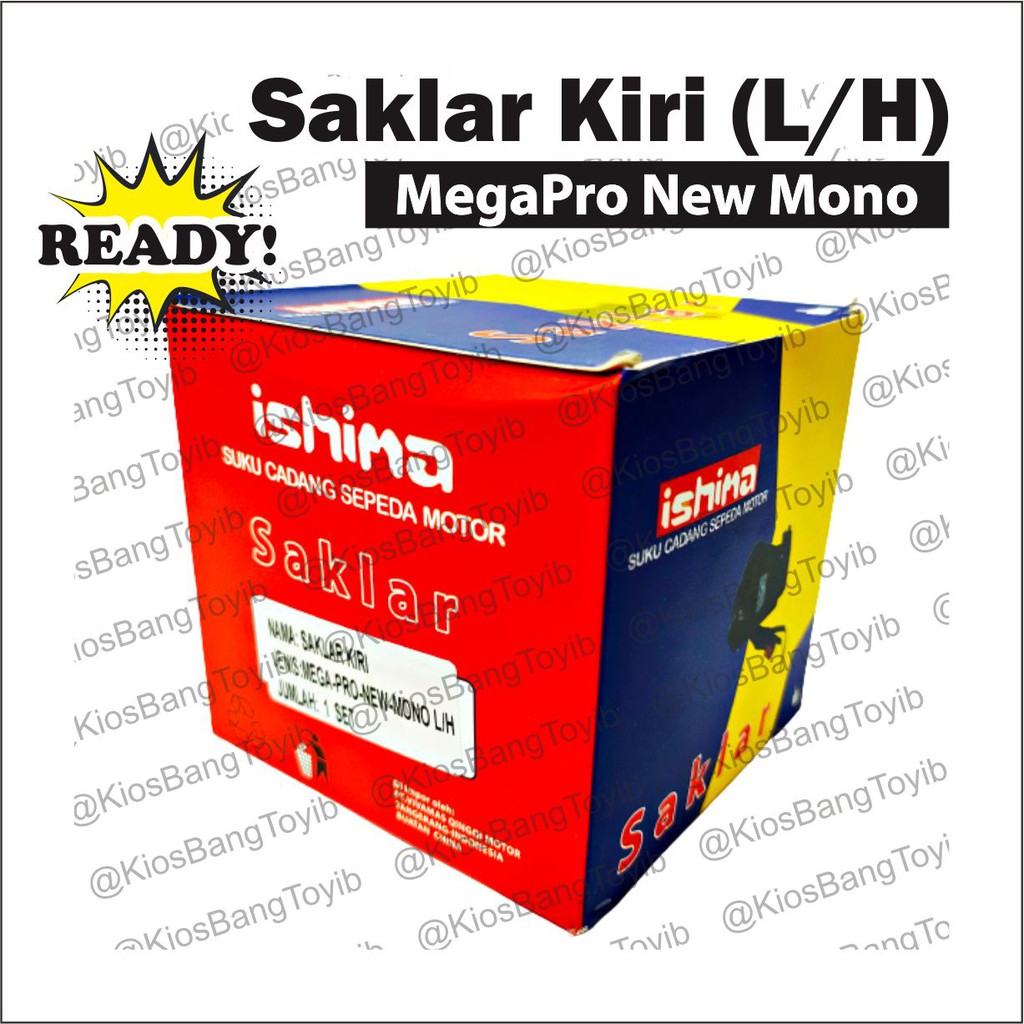 Saklar Holder Handle Switch Kiri Honda MegaPro New Mono  ★ISHIMA★