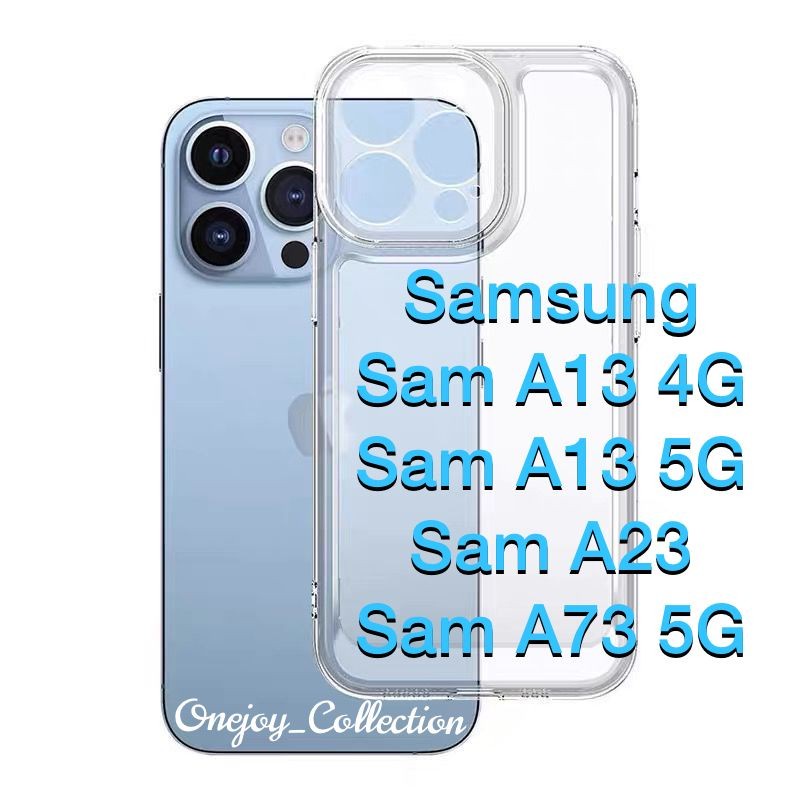 SPACE CASE SOFT TPU CLEAR CASE SAMSUNG GALAXY A13 A23 A73 4G 5G / 4G 5G FULL PROTECTOR CAMERA SOFT CASE 1.6MM BENING