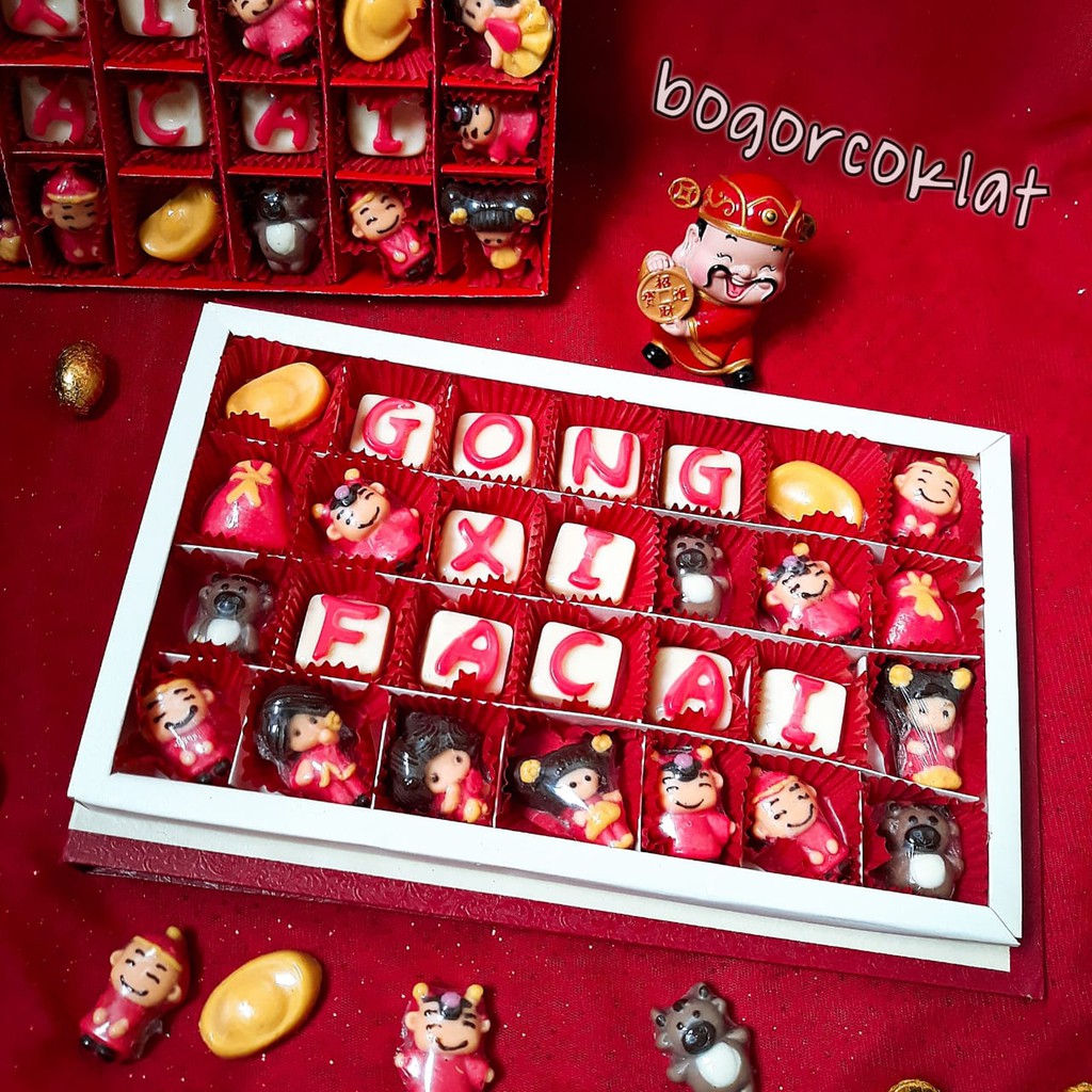 

Coklat Imlek Gong Xi Fa cai Sekat 28