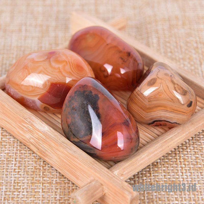 ❤White3 Warna Putih❤ Batu Akik Madagascar Alami Untuk Keberuntungan