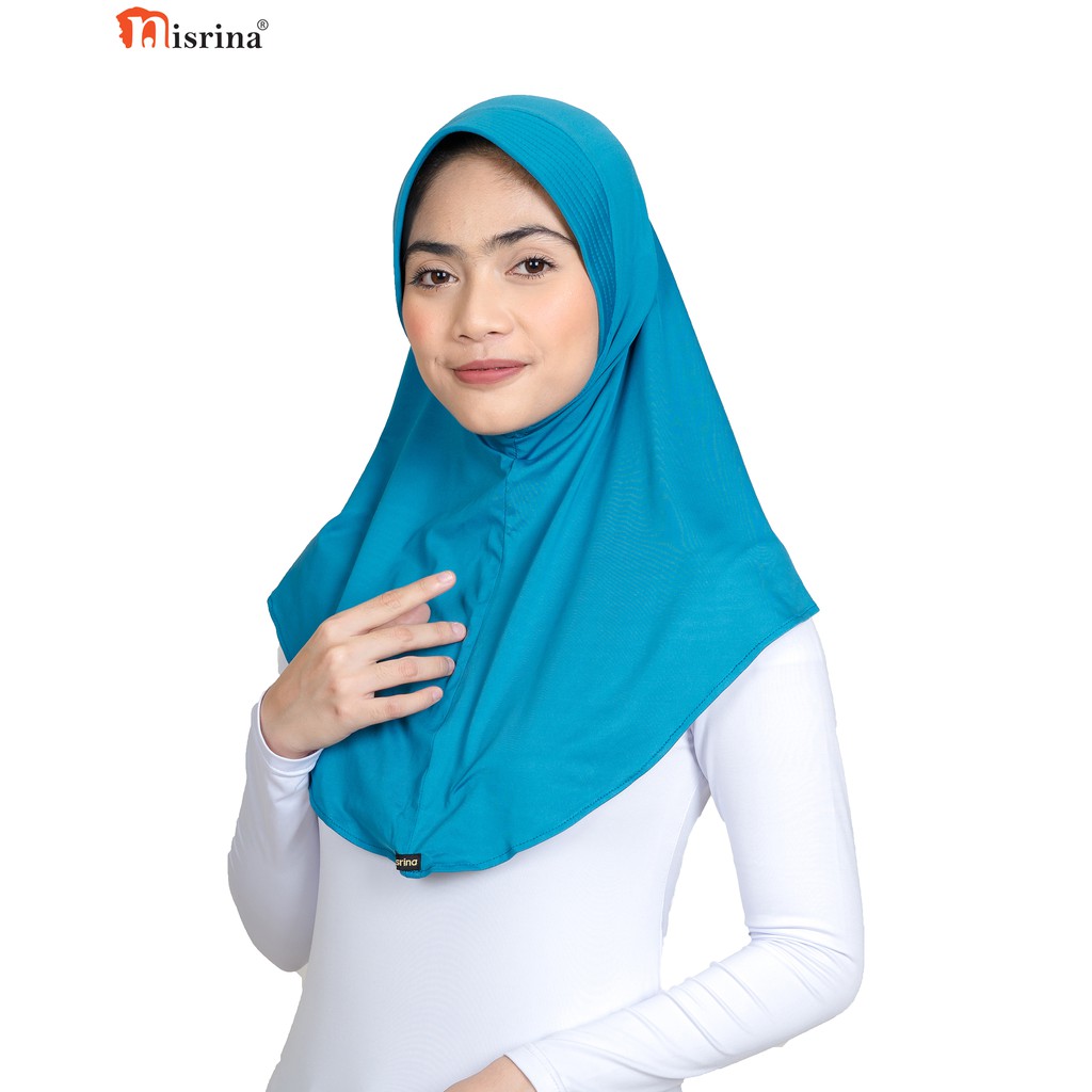 Nisrina Jilbab Basic Instan Polos Gadis Panita