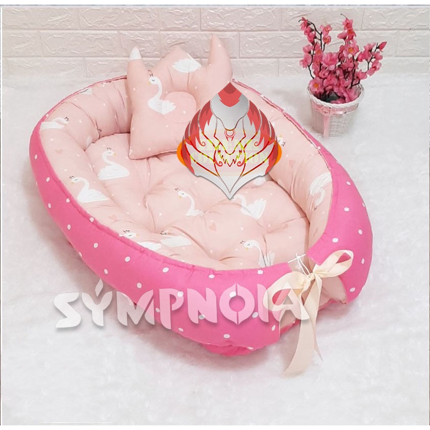 [NEW ARRIVAL} Baby Nest Free Bantal Peyang Mahkota / Babynest / Kasur Bayi