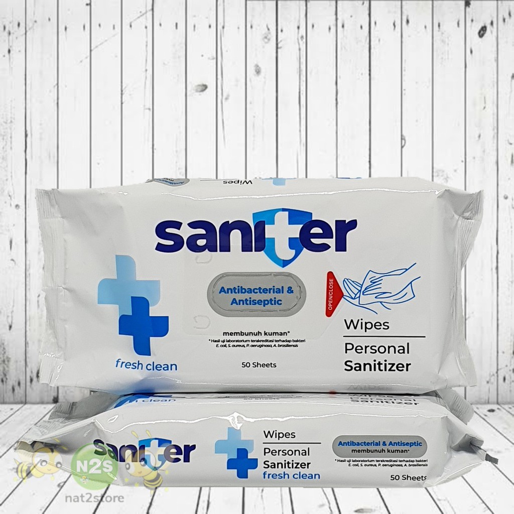 Saniter Personal Wipes Sanitizer 50'S - Saniter Wipes