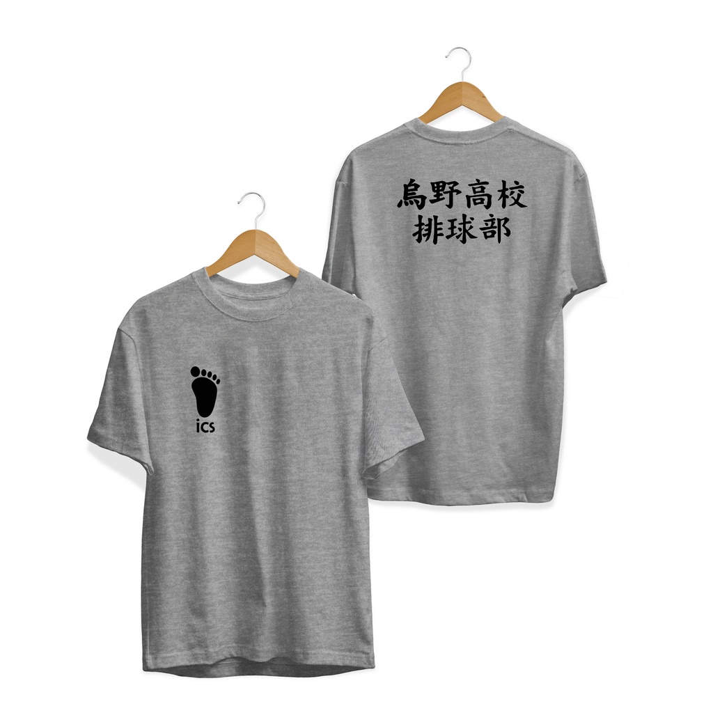 T-SHIRT KAOS ANIME HAIKYUU KARASUNO HINATA SHOYO KAGEYAMA NEKOMA ICS