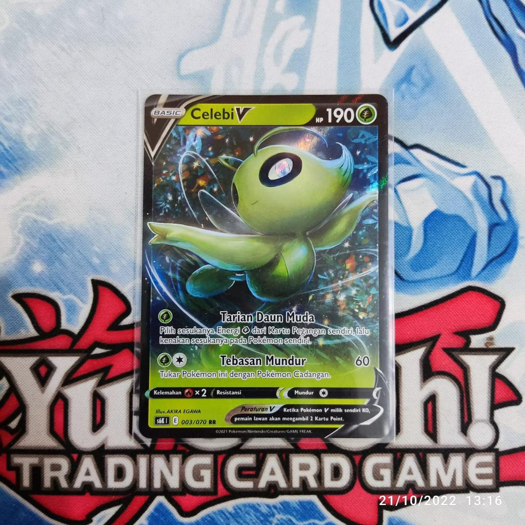 pokemon celebi v 003/007 RR original
