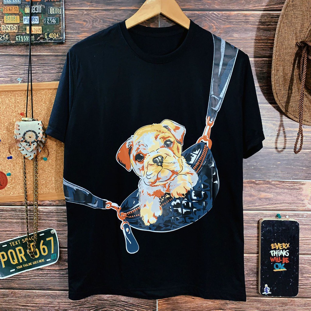 Cod Kaos Pria Distro Lengan Pendek Premium Original Dflow / Kaos Pria  Kaos Distro Pria Doggie Pup