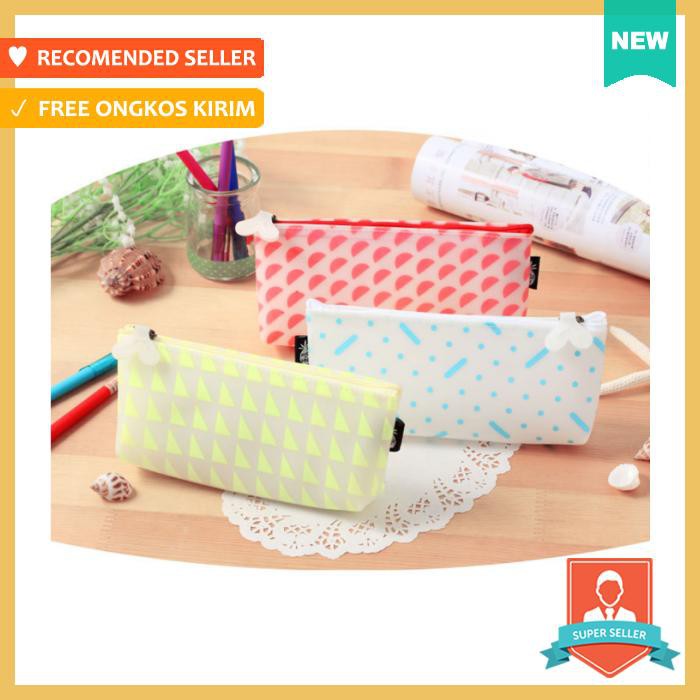 

#4901 Tahan Air / Pencil Case Waterproof - Alat Tulis - Tempat Pensil