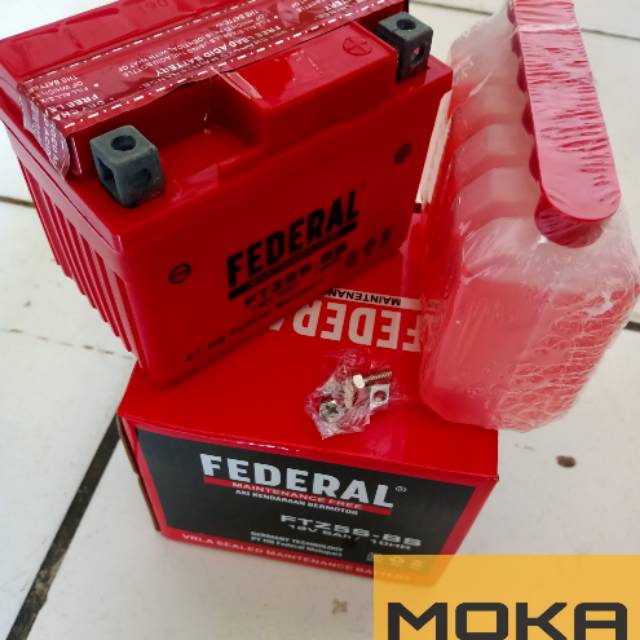 Jual Aki Federal FTZ5S-BS Motor Honda Yamaha ( matic-bebek ) | Shopee