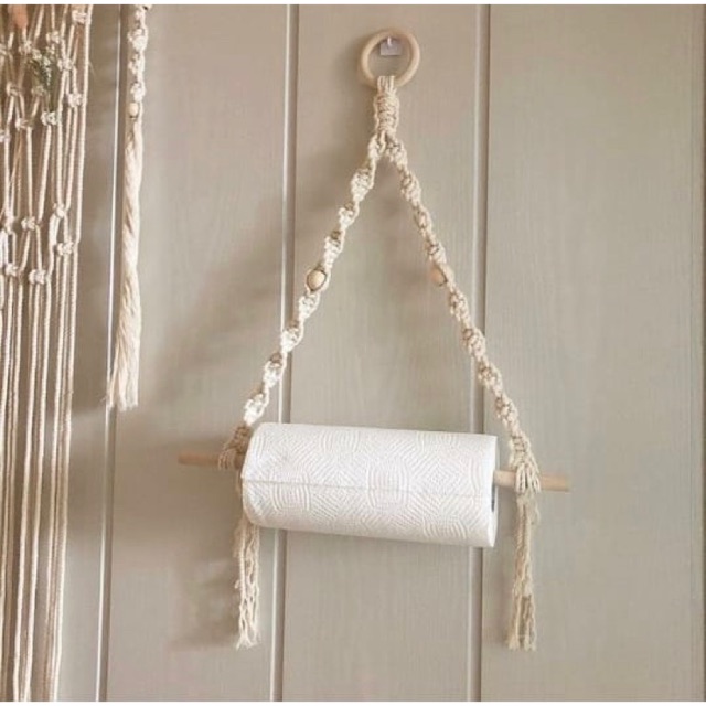 Tempat Tissue hanger macrame