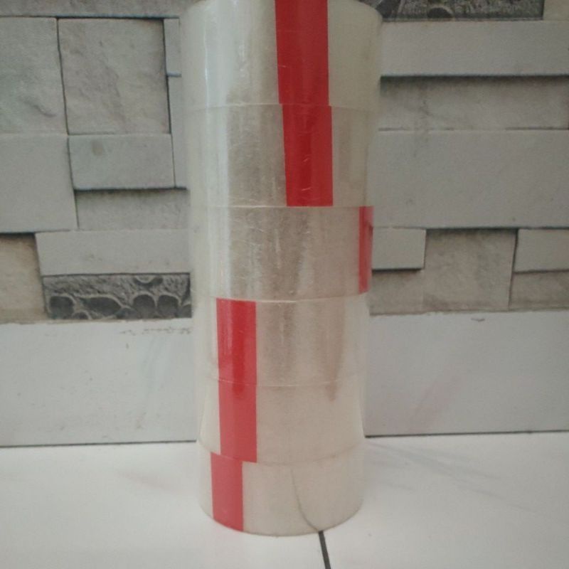

Lakban bening 100 yard x 45 MM diameter 10,5 cm murah