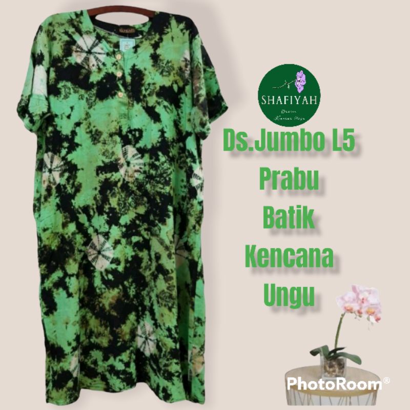SHAFIYAH DASTER BATIK KENCANA UNGU JUMBO 5L PRABU LD 138CM