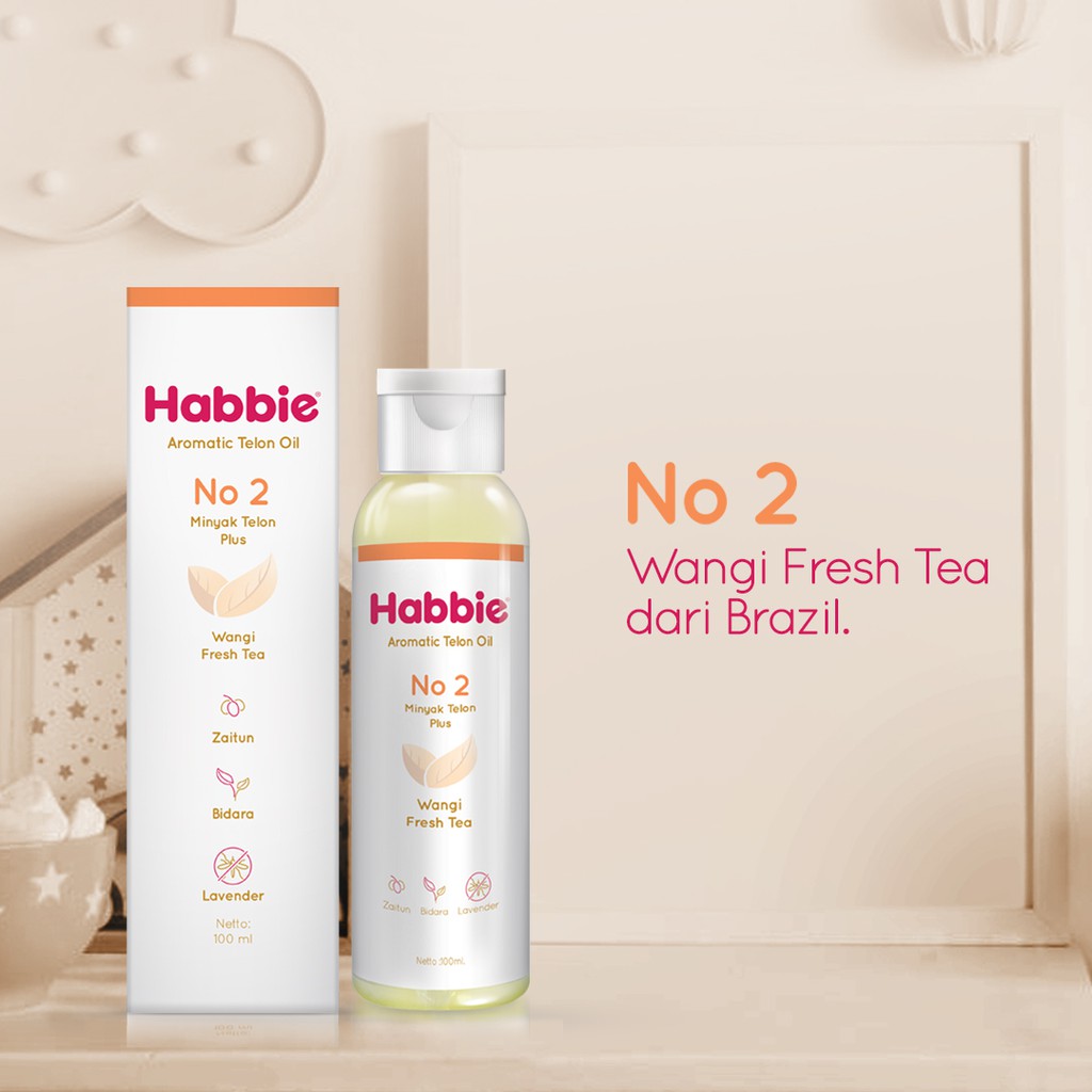 Habbie Aromatic Telon Oil Plus Varian No 2 Fresh Tea Shopee Indonesia