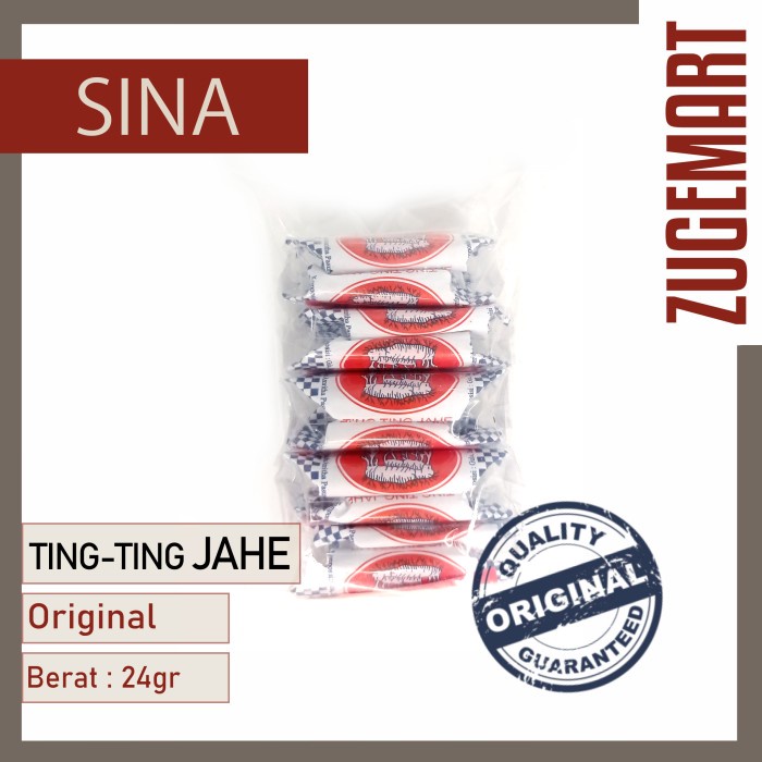 

Permen Ting Ting Jahe / Permen Jahe / Manisan Jahe - Original - 24gr