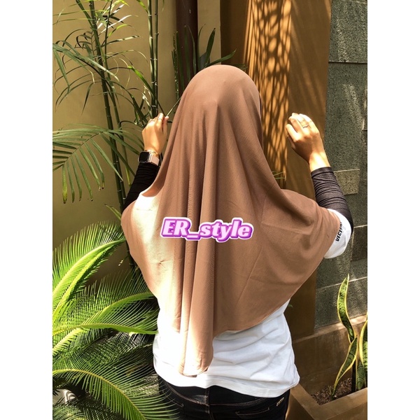 Bergo sport jersey High Quality menutup dada/Jilbab sport-2