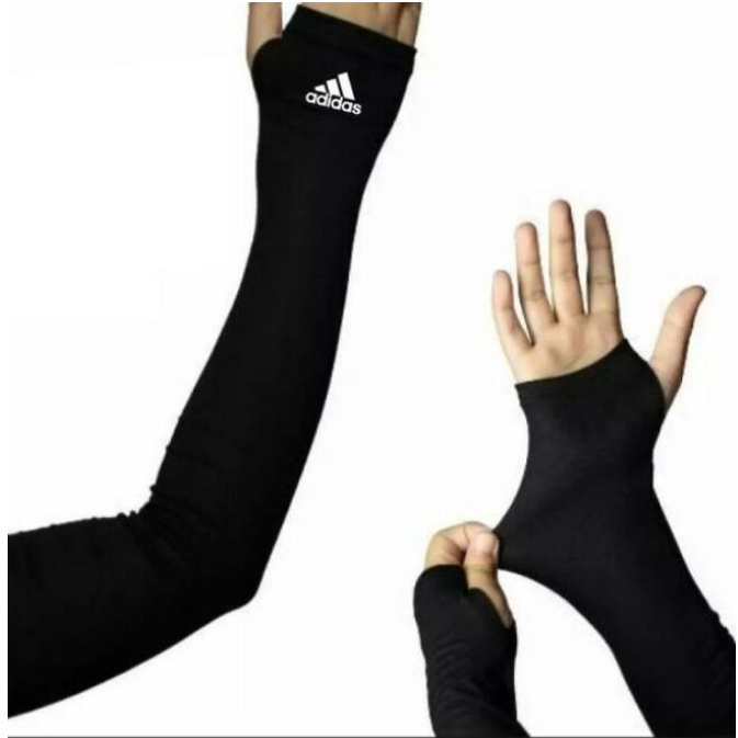 Manset Tangan Baselayer Arm Sleeve Slevee Sleve Tangan Pria Wanita Adidas Olahraga Volly Sepeda Sepak Bola Olah Raga