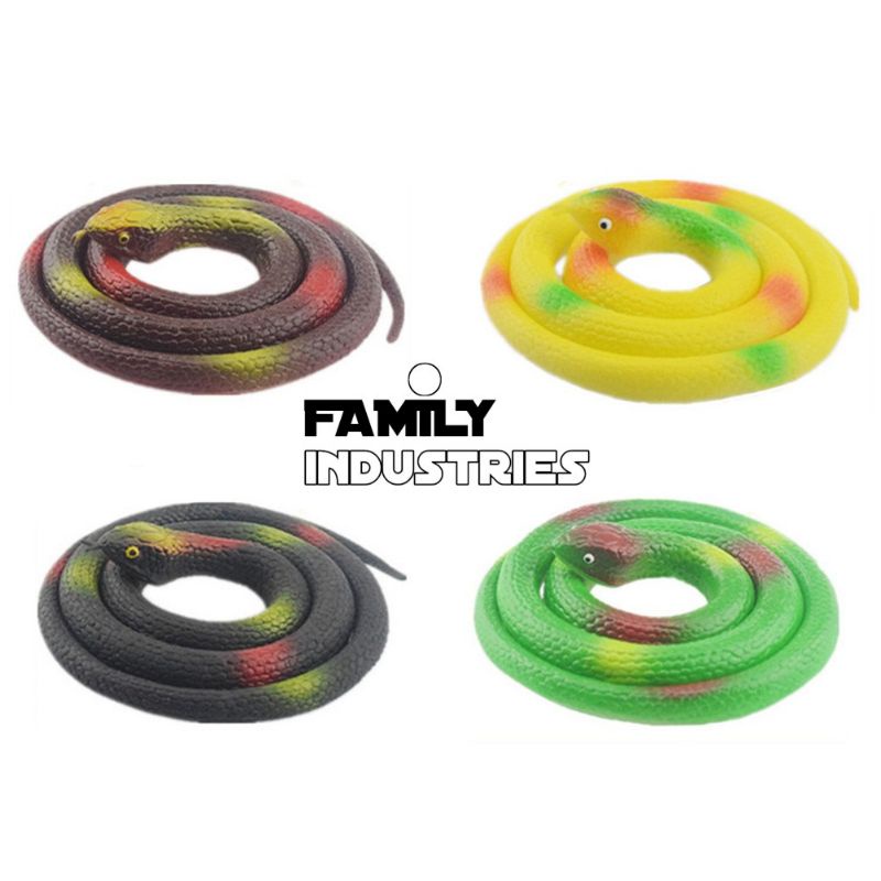 ULAR MAINAN PANJANG WARNA WARNI/ULAR MAINAN BESAR/MAINAN PRANK