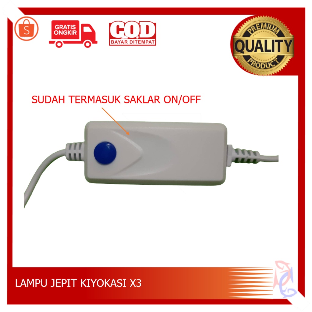 PROMO MURAH LAMPU JEPIT AQUARIUM KIYOSAKI X3 ULTRA THIN LED CLAMPING LIGHT LAMPU JEPIT AQUASCAPE MURAH LAMPU AQUARIUM LED X3 ULTRATHIN CLAMPING LIGHT LAMPU JEPIT AQUARIUM AQUASCAPE