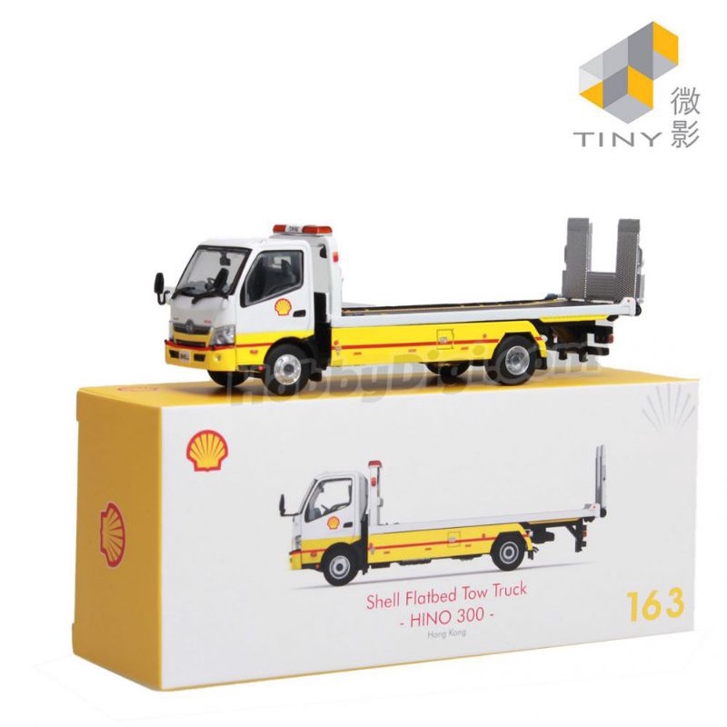 Tiny Shell Flatbed Tow Truck Hino 300