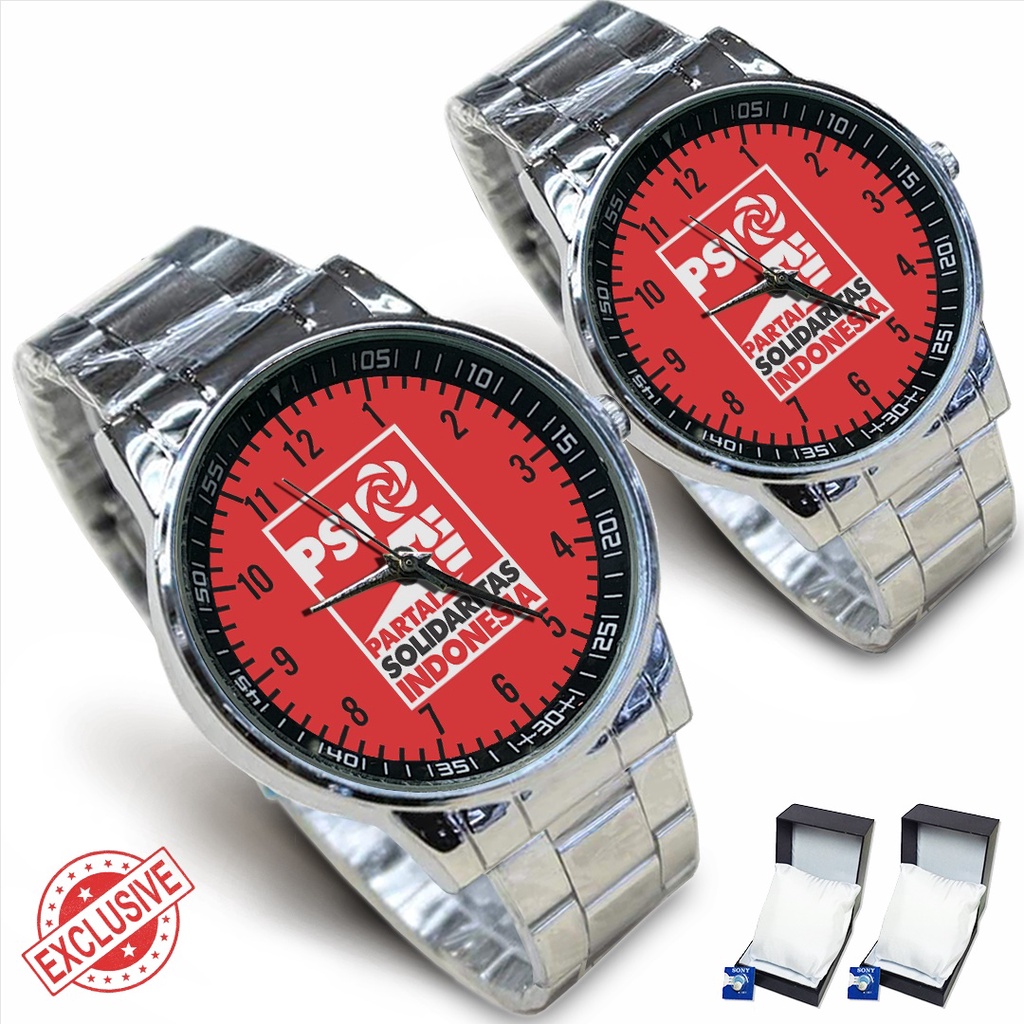 Jam Tangan Rantai Couple PARTAI SOLIDARITAS INDONESIA - 03 (Nice)