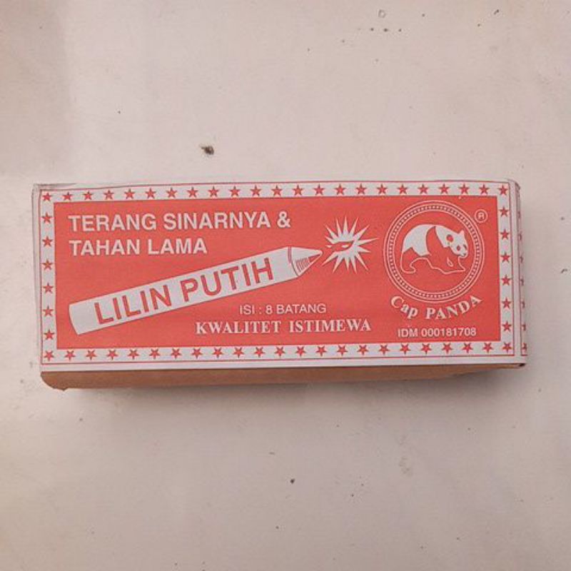 LILIN KECIL LILIN PUTIH KECIL LILIN CAP PANDA