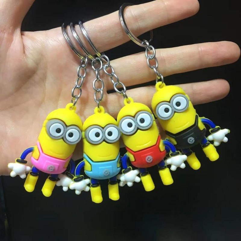 GANTUNGAN KUNCI MINION/HEWAN/MAKANAN / GANTUNGAN DESPICABLE ME TANPA STRAP