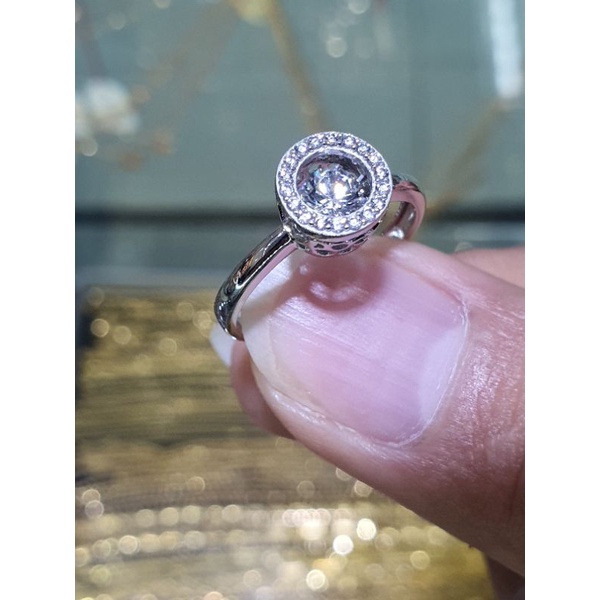 Cincin emas 750 dancingstone