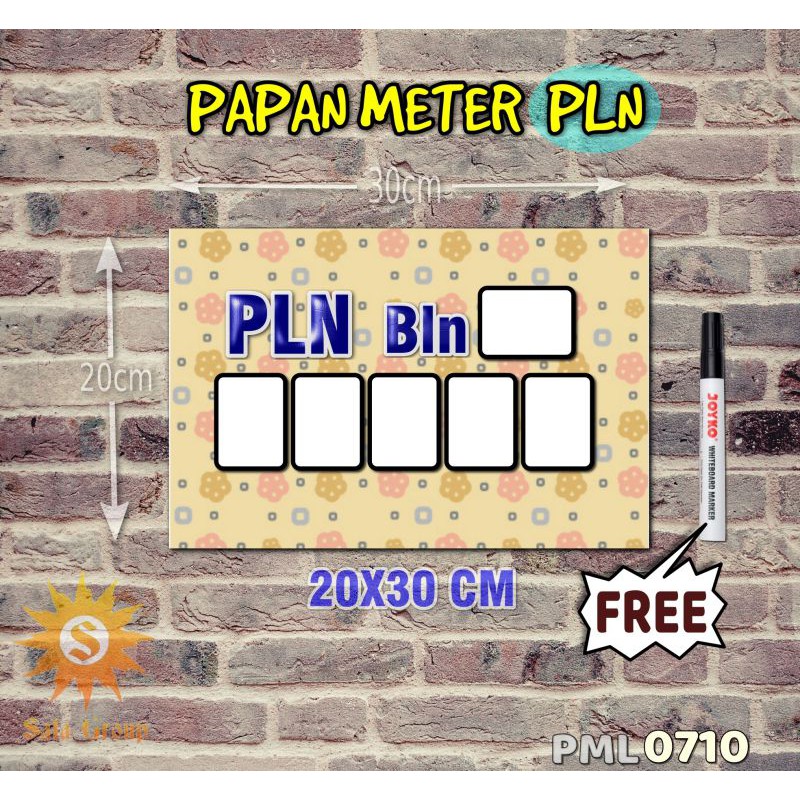 

Safa Papan Meter Listrik PLN PAM motif Unik - Pastel 10
