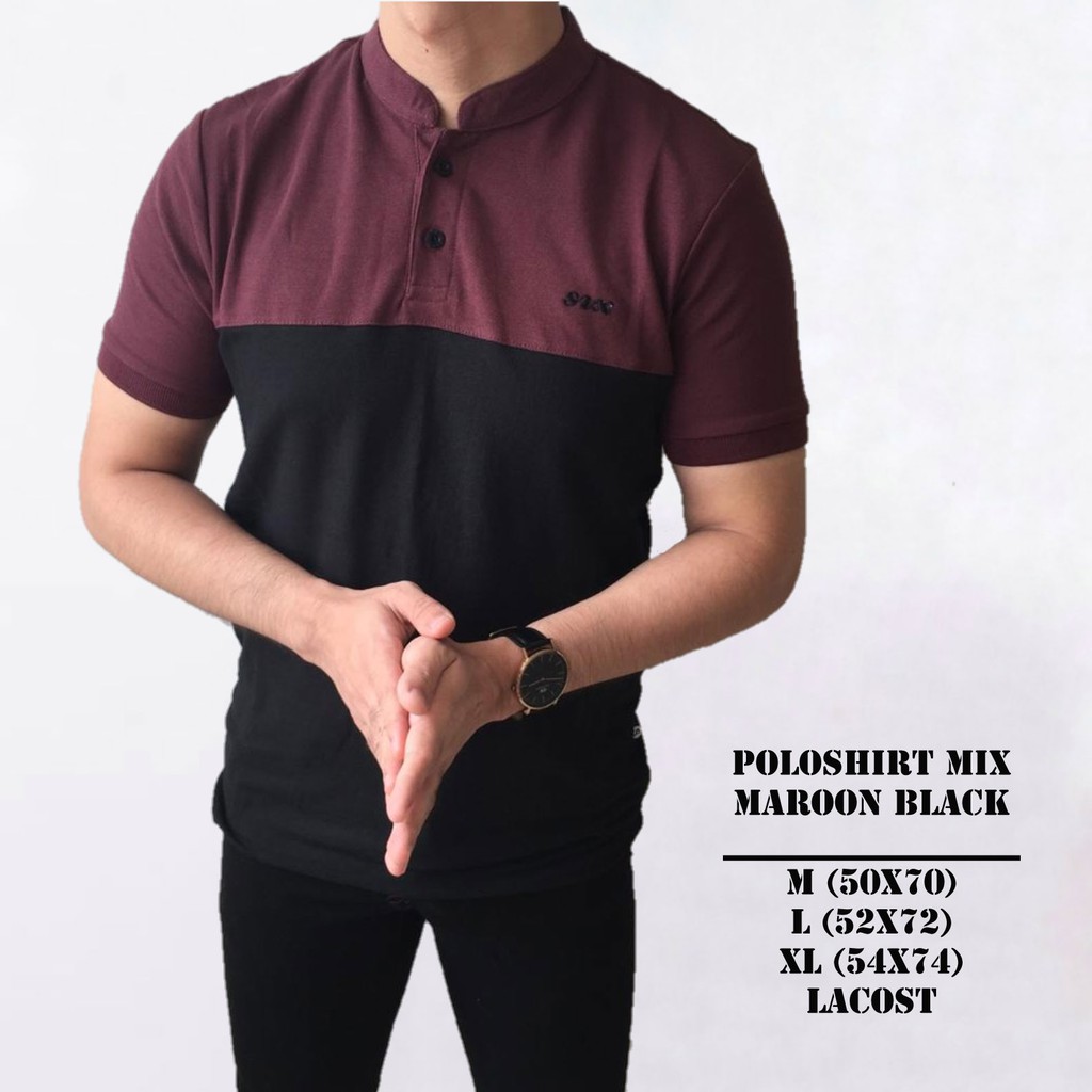 ForStylezone Polo Shirt Pria Lengan Pendek Pria Polos 