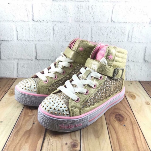 SKECHERS KIDS Twinkle toes sepatu sekolah anak perempuan original murah sale