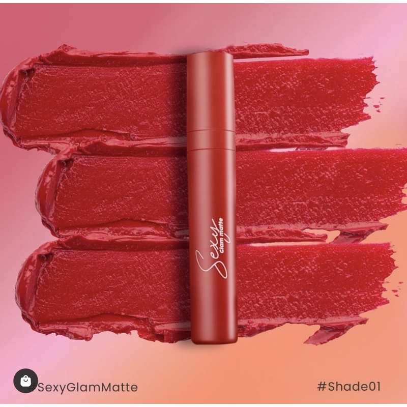 SEXY GLAMMATE LIPSTIK SHADE 01 MSGLOW MSCOSMETIC