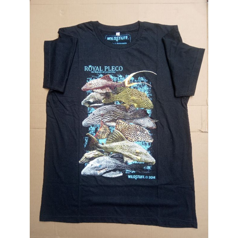 Tshirt Wildstuff Original - Royal Pleco - size M luar/ L lokal - New old stock