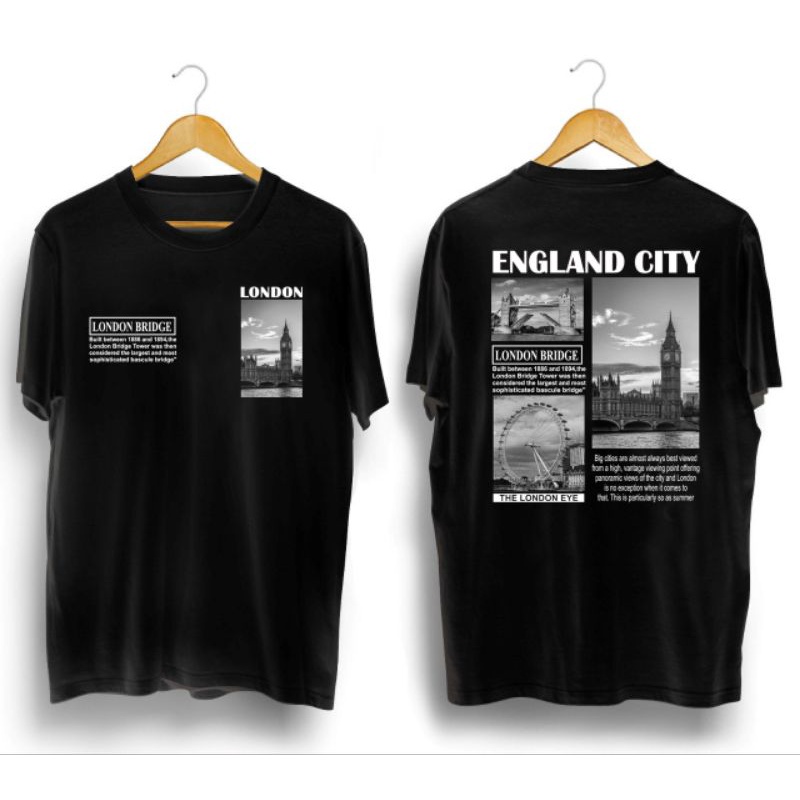 kaos pria/ENGLAND CITY/mono 6