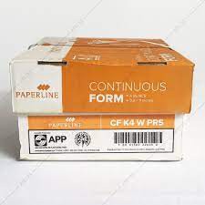 

PAPERLINE Continuous Form 9 1/2 x 11 4 Ply (K4) PRS | Kertas Komputer