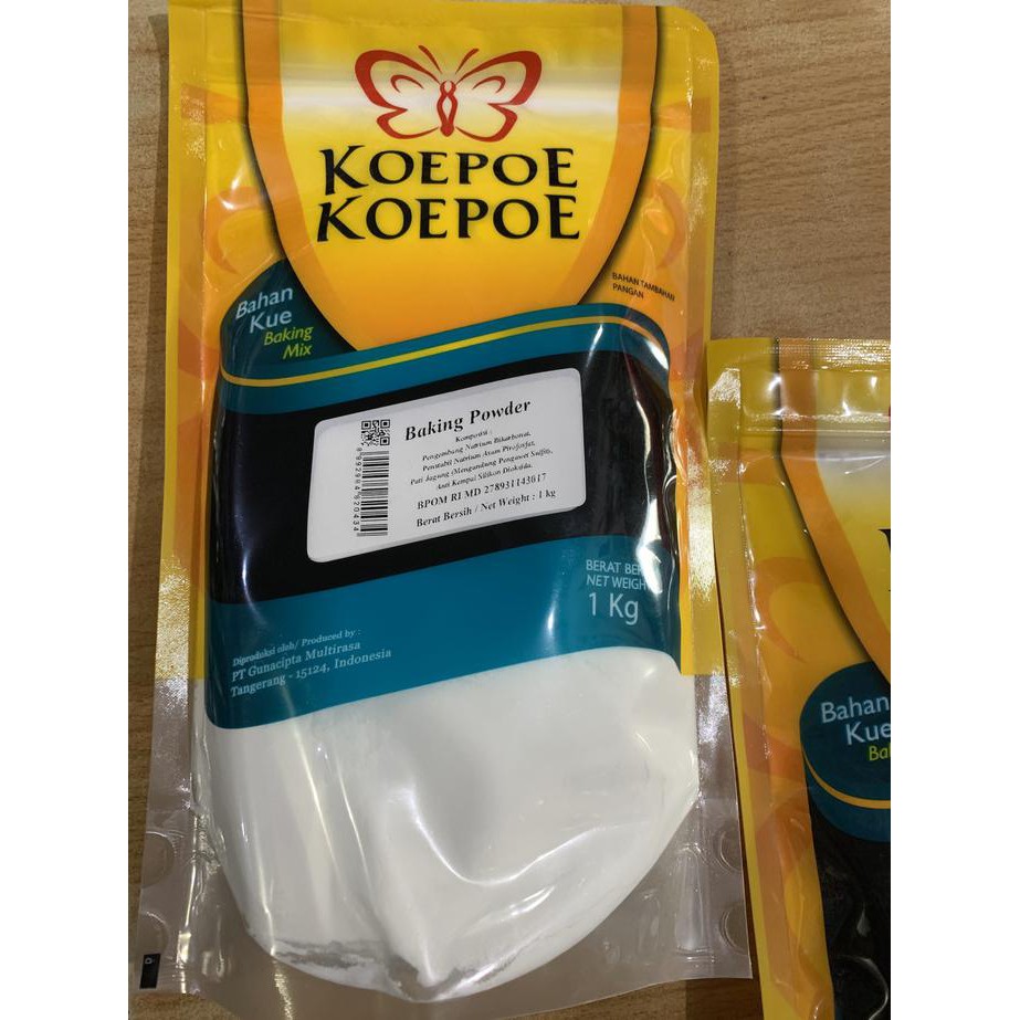 

Baking powder Kupu kupu 1 kg pouch