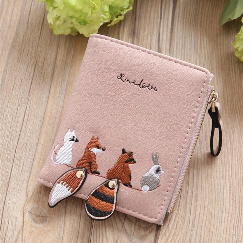 Dompet Wanita Cewek wallet Karakter Motif Cute Lucu Unik Impor J11FX