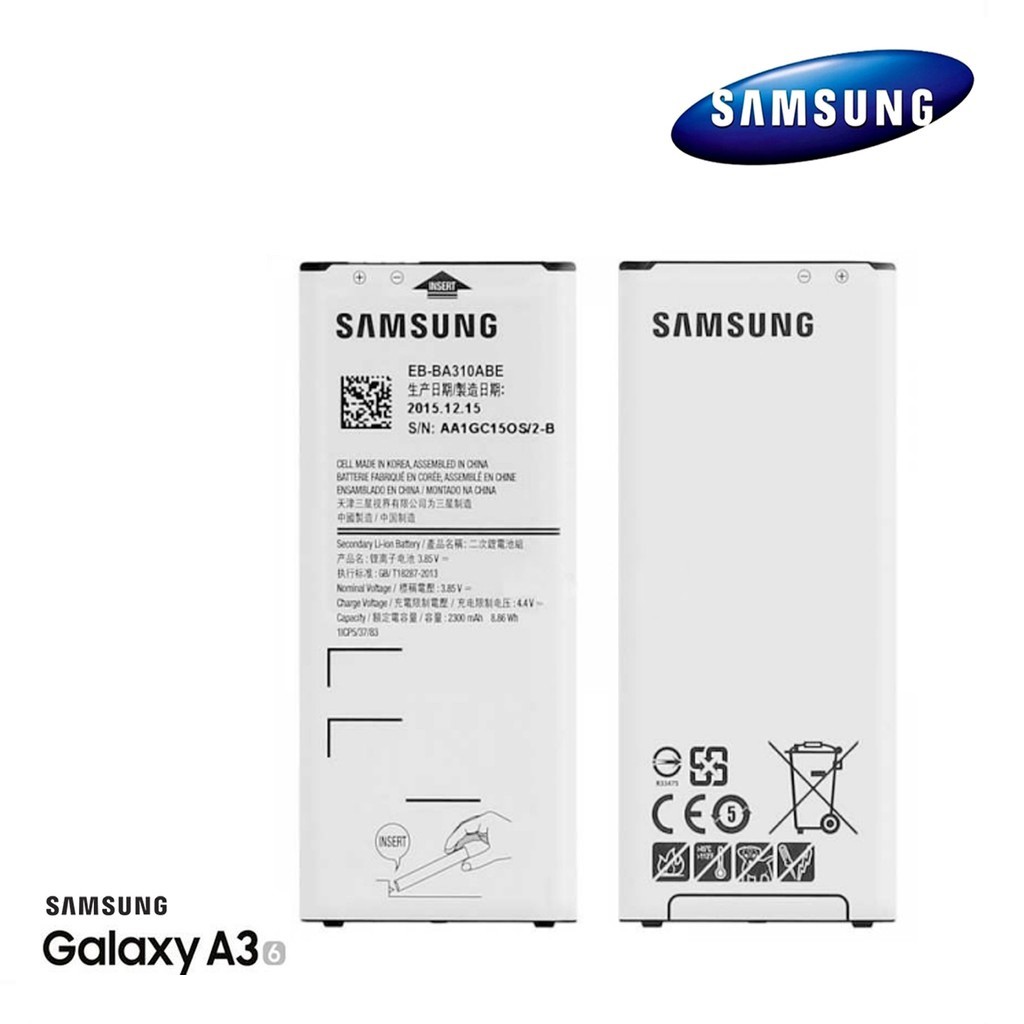 BATERAI HANDPHONE FOR SAMSUNG GALAXY A3 2016 ( A310 ) ORIGINAL BATRAI BATRE BATTERY HP SEIN