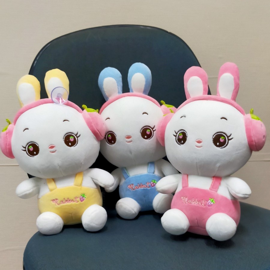 Boneka Kelinci Walkman Telinga Panjang Boneka Rabbit Bunny Tinggi 50cm Berlabel SNI