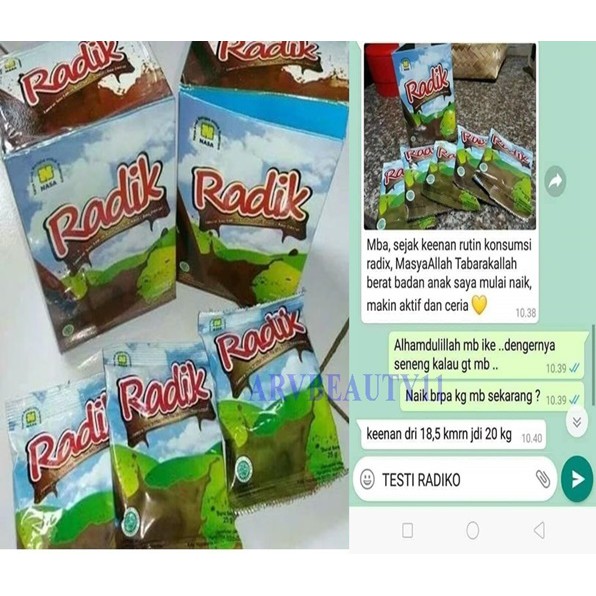 

Nasa Susu Radik Coklat [RADIKCO] - Susu Kambing Etawa untuk Kesehatan - 5 Sachet