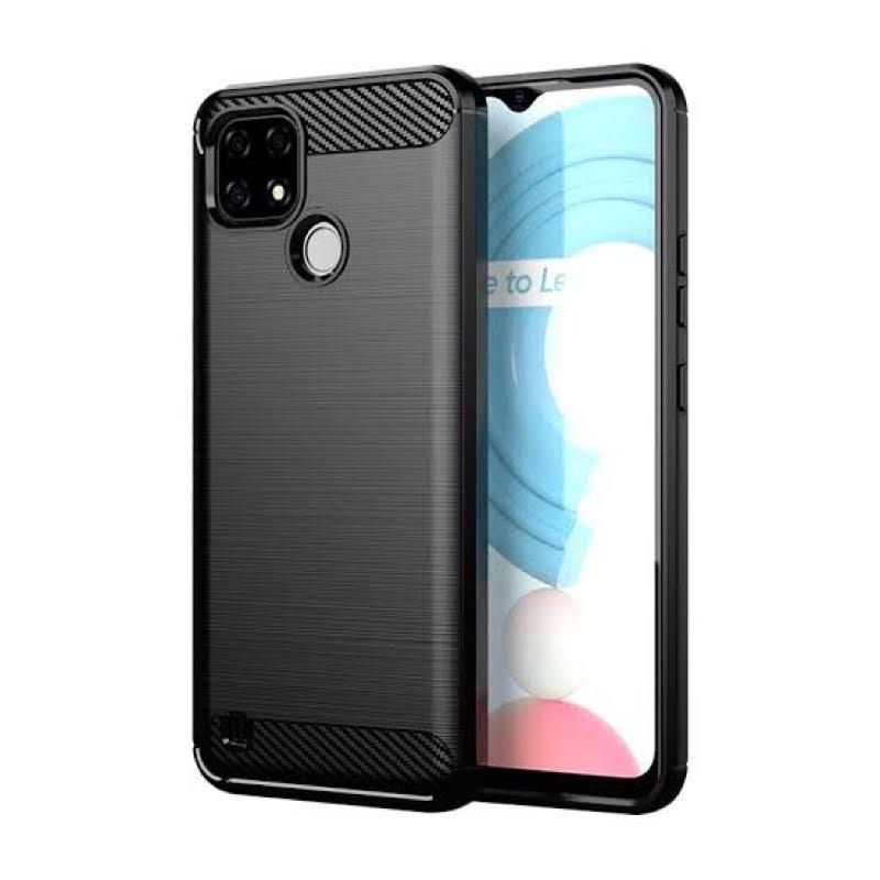 Case realme 8/ 8 pro/ 7 pro/ C15/ C20/ C21/ C25 Black series FiberCarbon