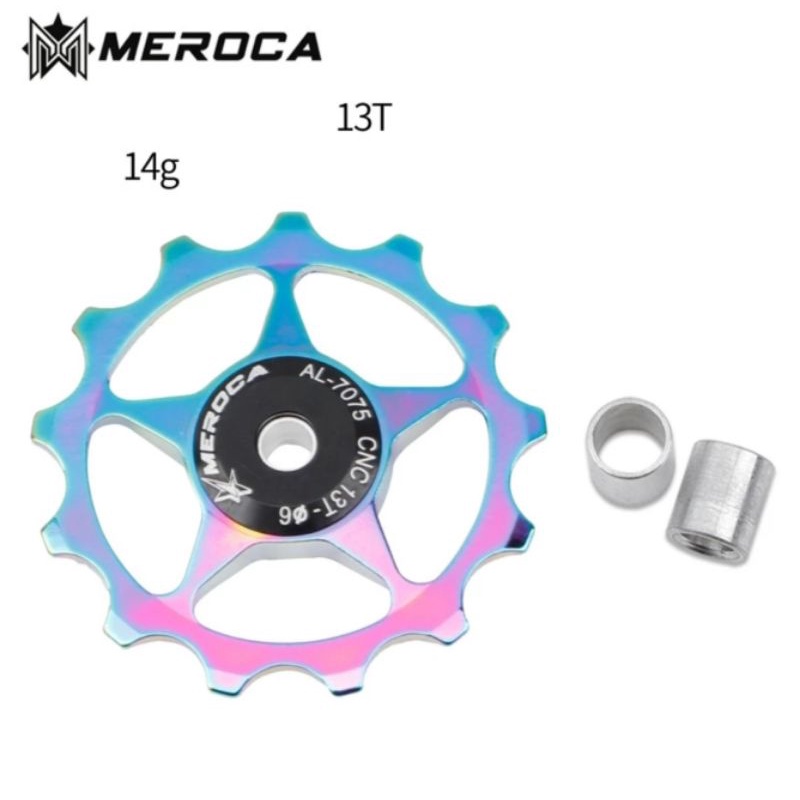 Meroca Pulley RD Bearing 13T Pullay RD Sepeda Rainbow