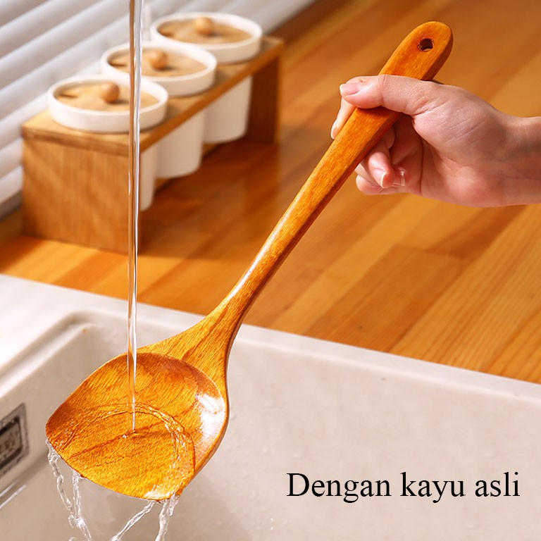 Alat Masak Kayu/Sutil Kayu/Sodet Kayu/Centong Kayu