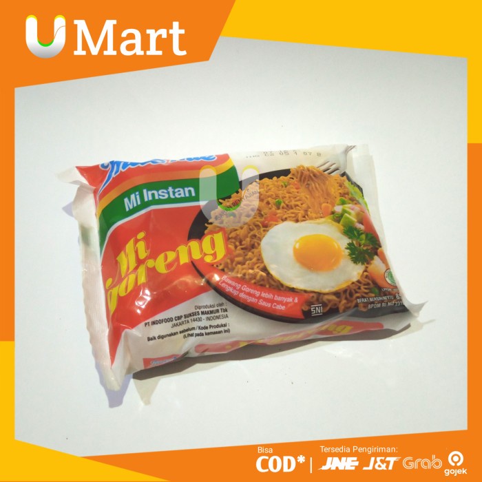 

U Mart - Indomie Goreng 5 pcs Bungkus - Mi Goreng Instant
