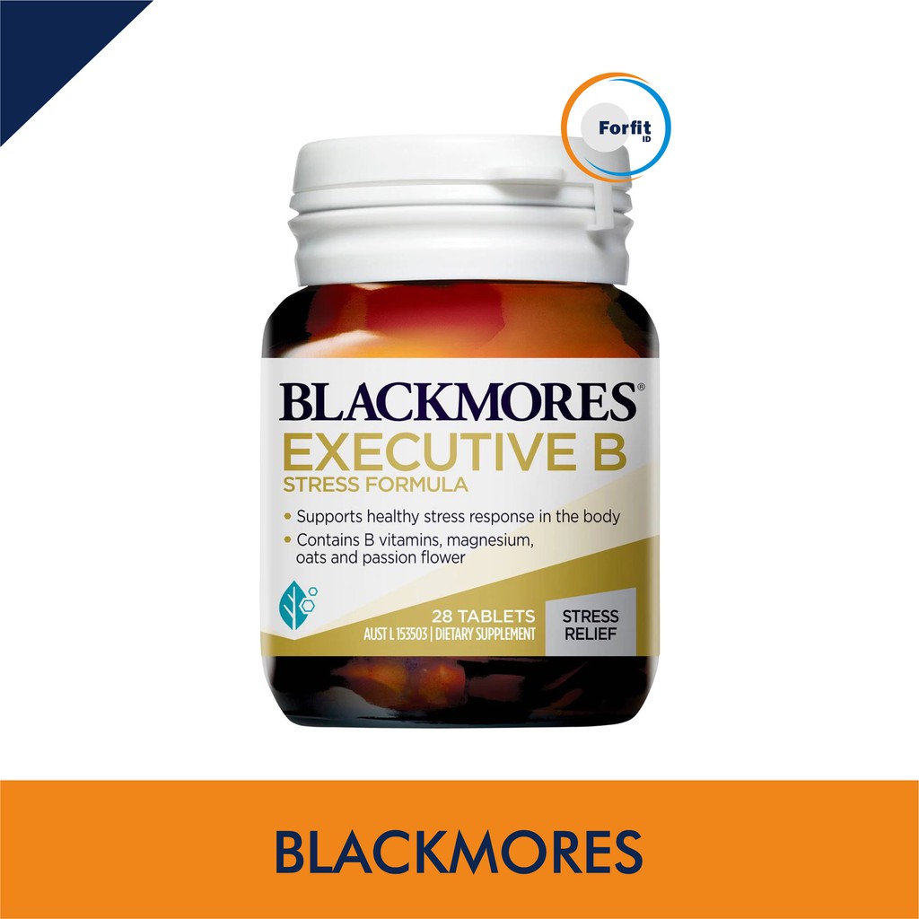 Jual Blackmores Executive B 28 Tablets (Pereda Stres) | Shopee Indonesia